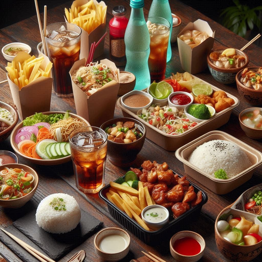 täglichen Mittagsbuffet